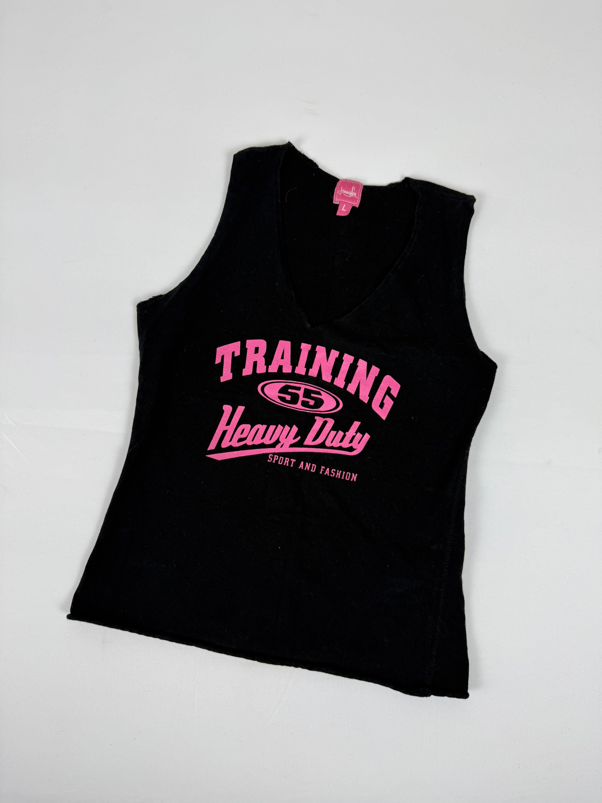 Black 100% cotton graphic top (M)