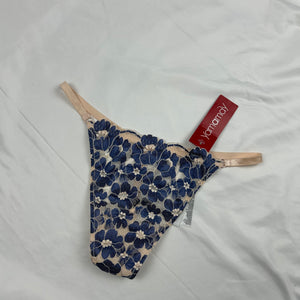 Baby pink mesh brand new thong (L)