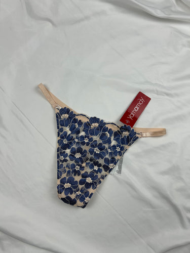 Baby pink mesh brand new thong (L)