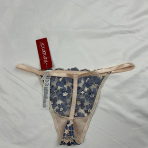 Baby pink mesh brand new thong (L)