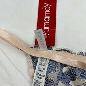 Baby pink mesh brand new thong (L)