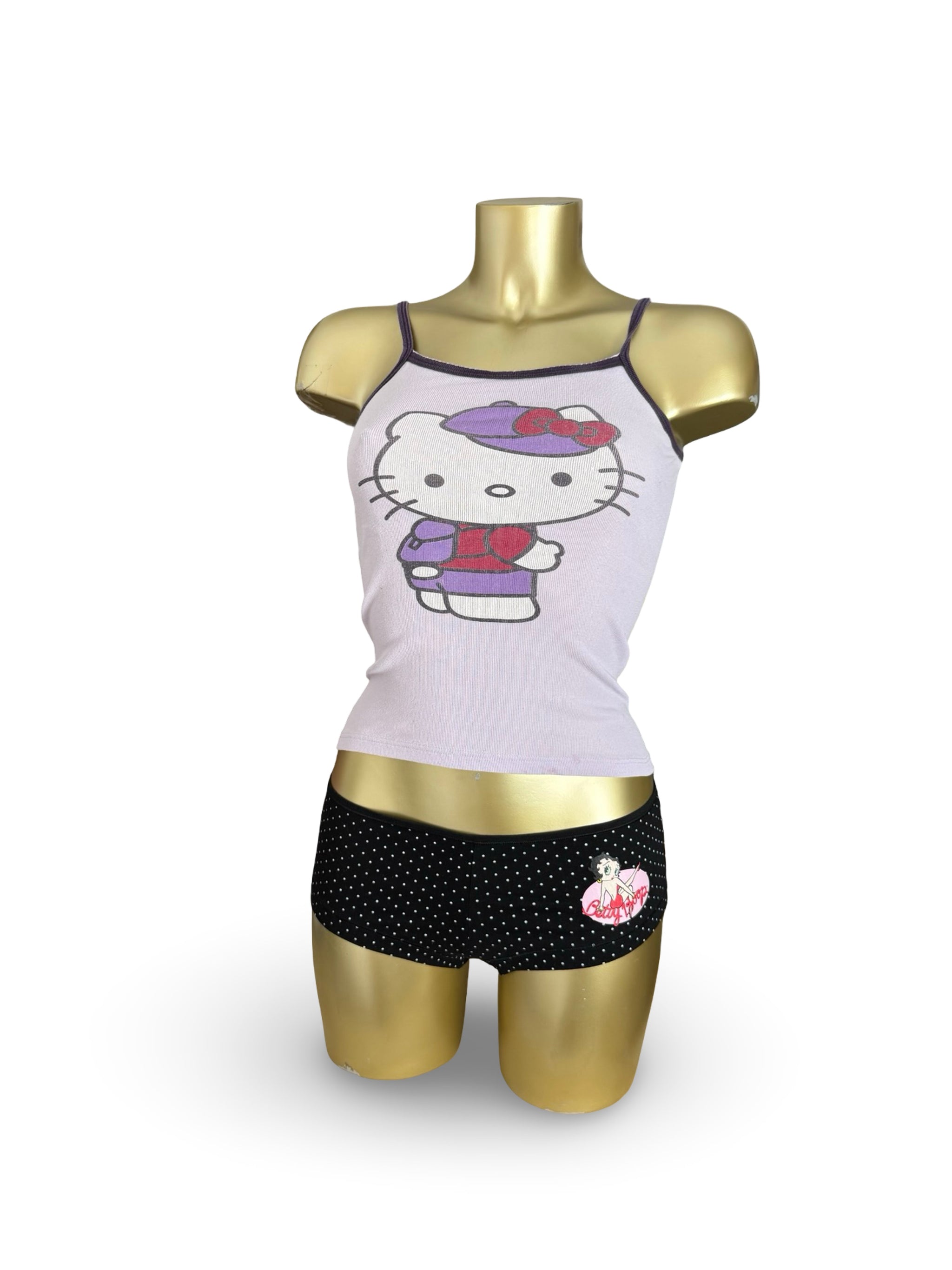 Lilac 100% cotton cami top (XXS)