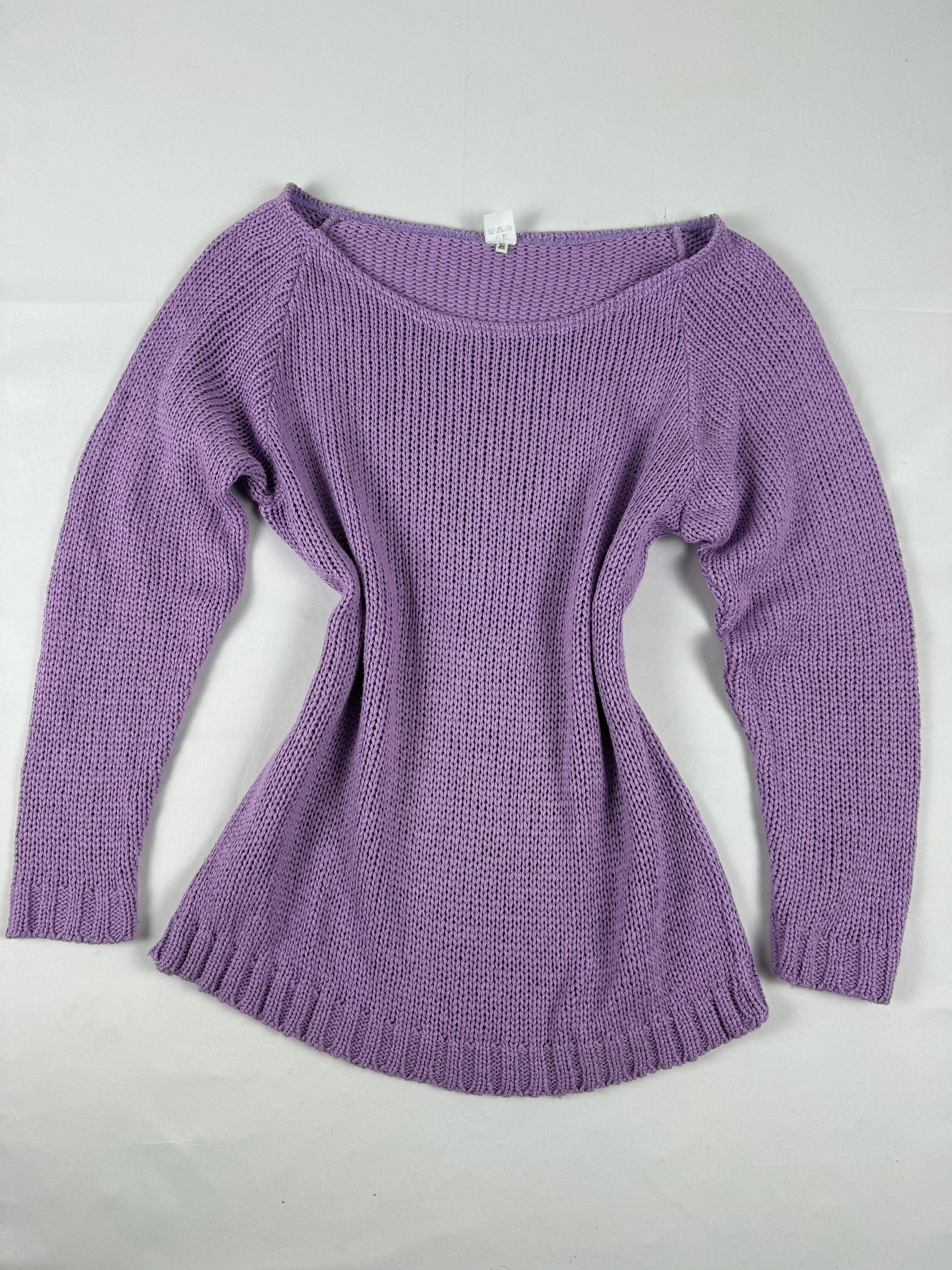 Lilac large neck jumper (M/L)