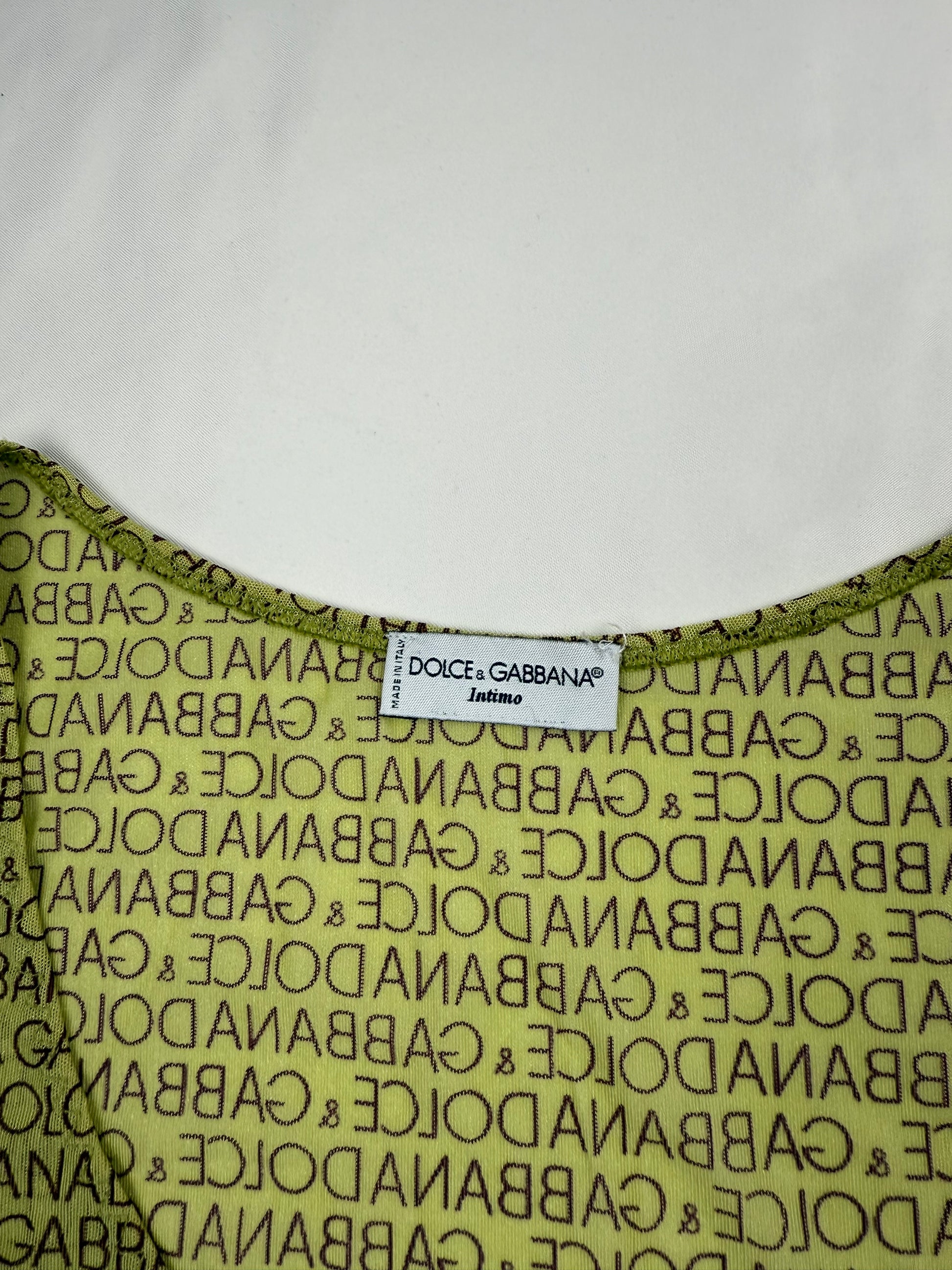 Green mesh tight fit logo tee (M/L)