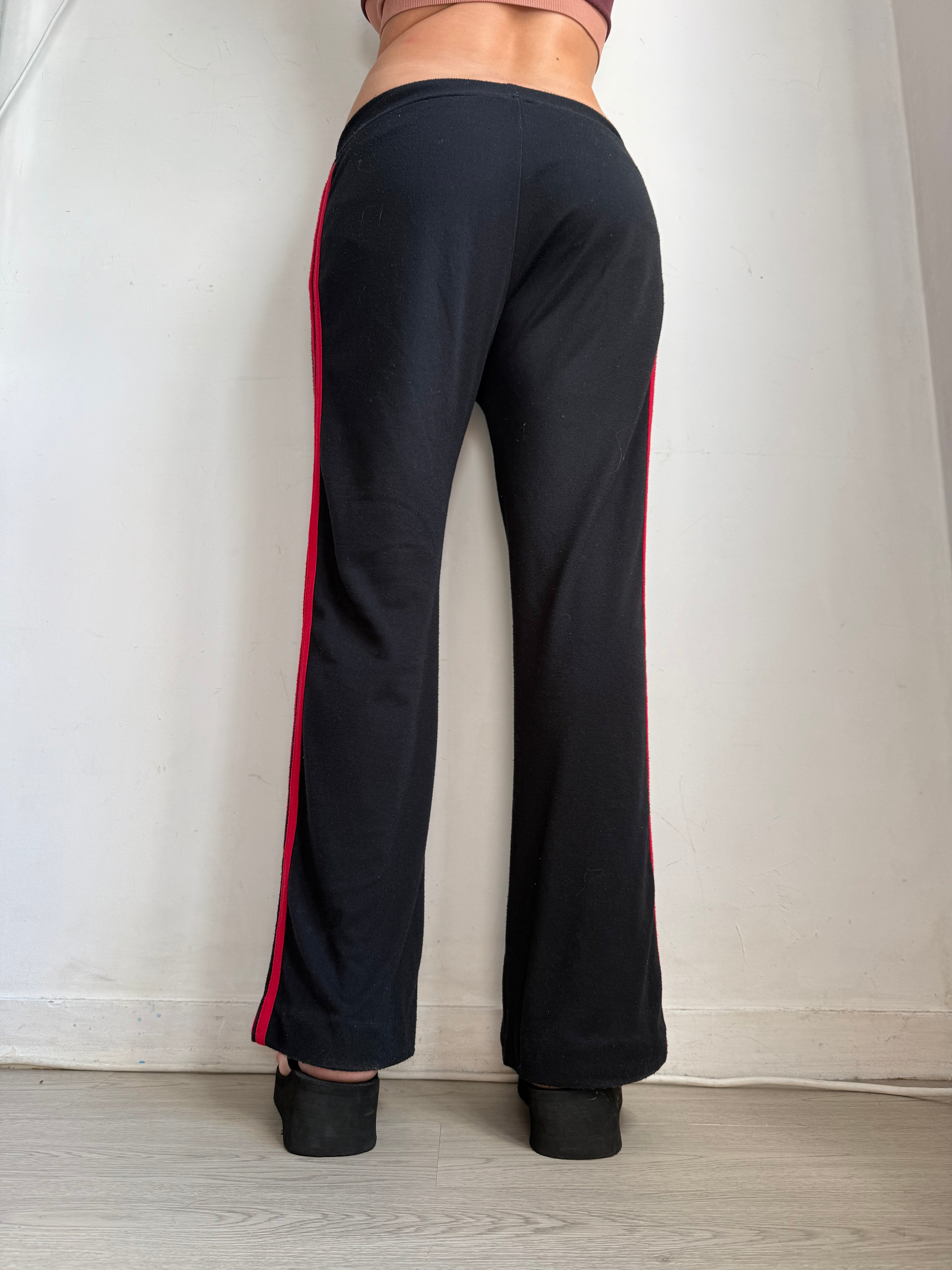 Black activewear low rise pants (XL)