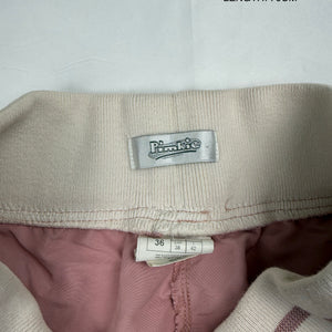 Baby pink  low rise joggers capri pants (S)