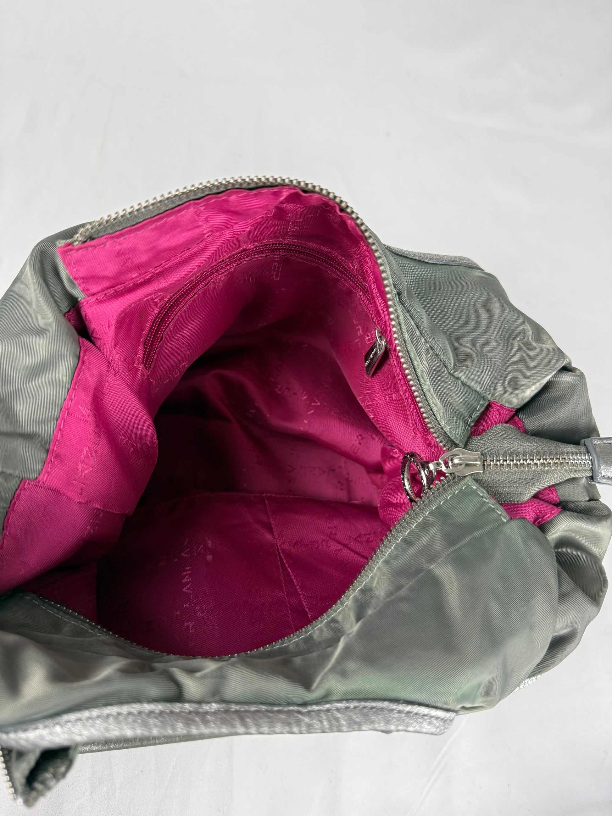 Grey shoulder bag (36x24cm)