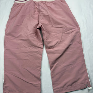 Baby pink  low rise joggers capri pants (S)