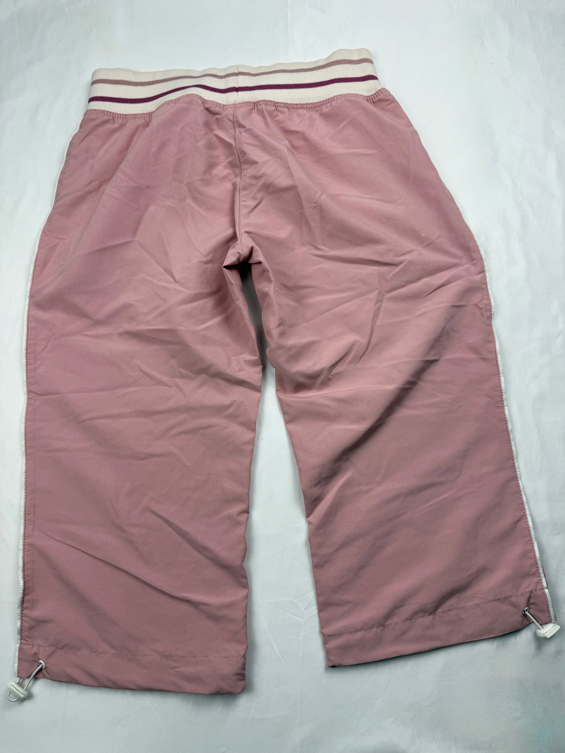 Baby pink  low rise joggers capri pants (S)
