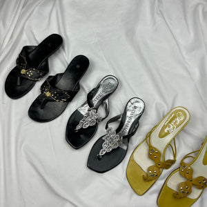 Black thong platforms rhinestones flip flop (35)