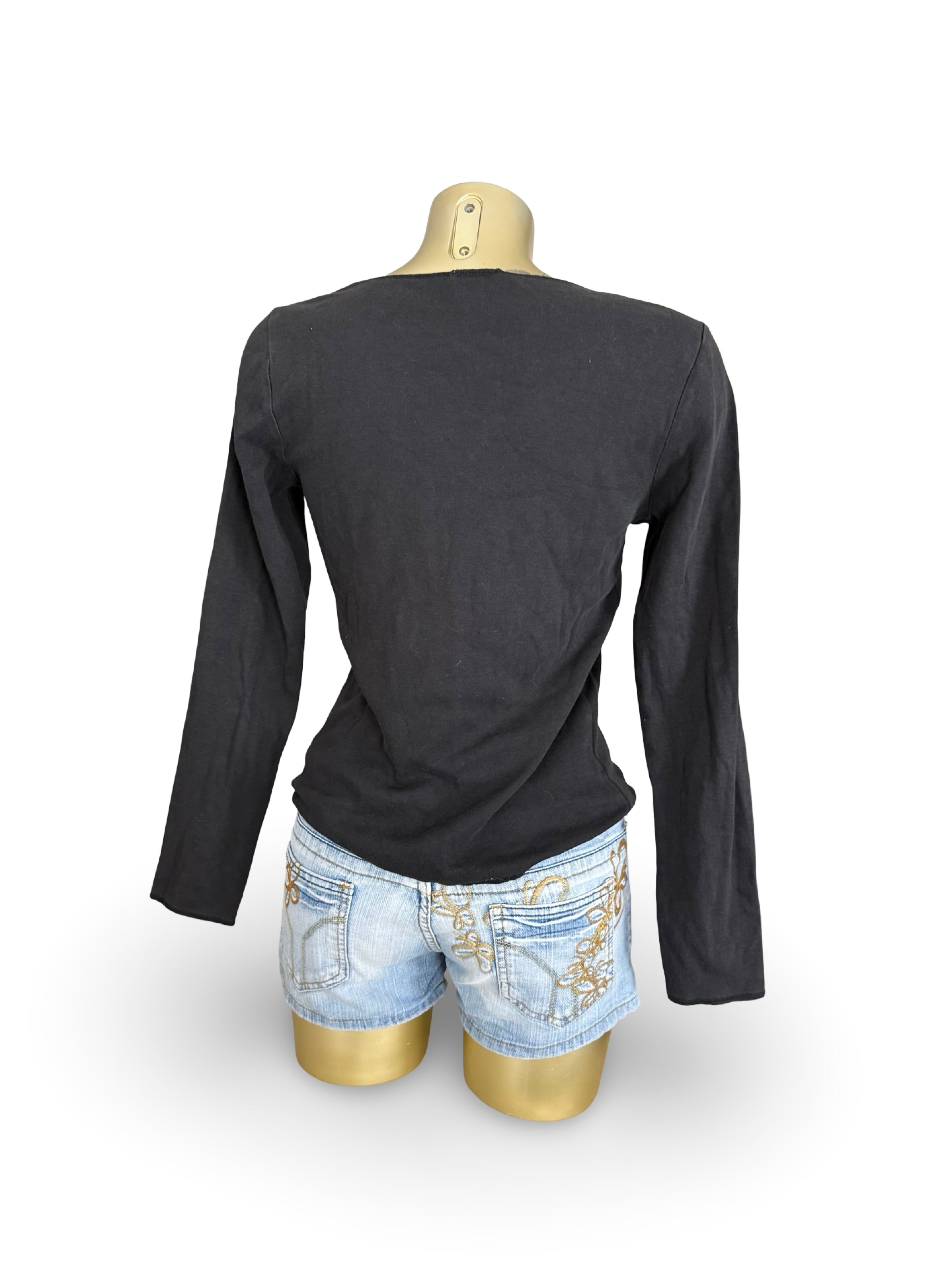 Black activewear long sleeves top (M)
