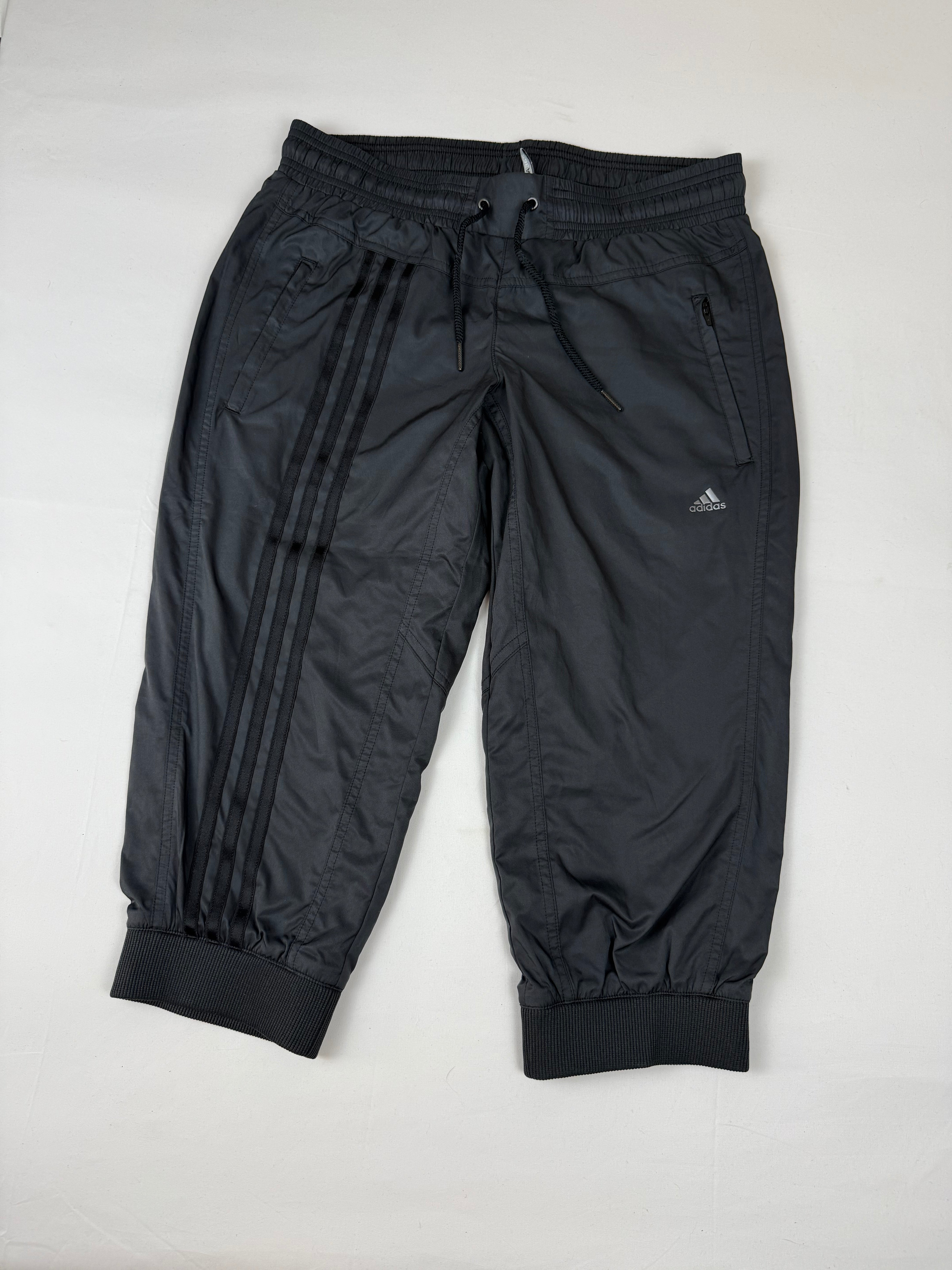 Black activewear low rise capri pants (M)