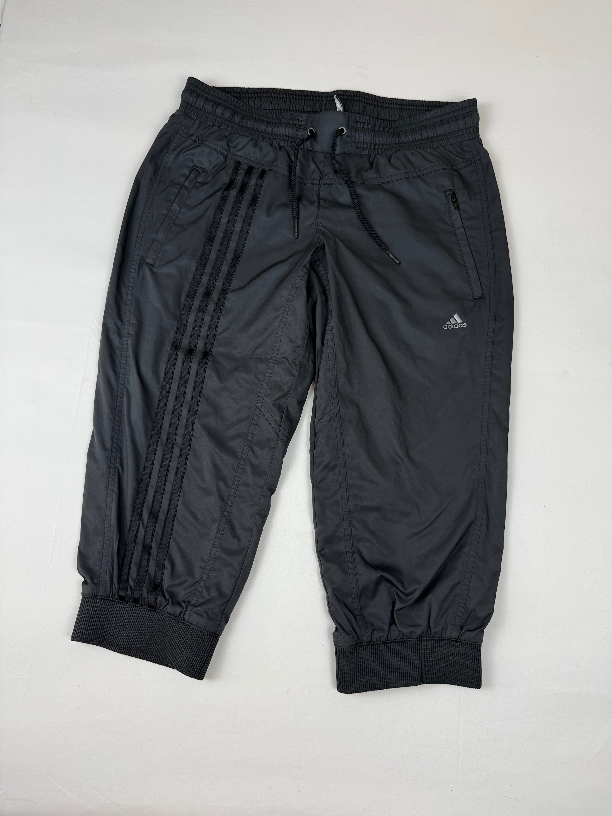 Black activewear low rise capri pants (M)