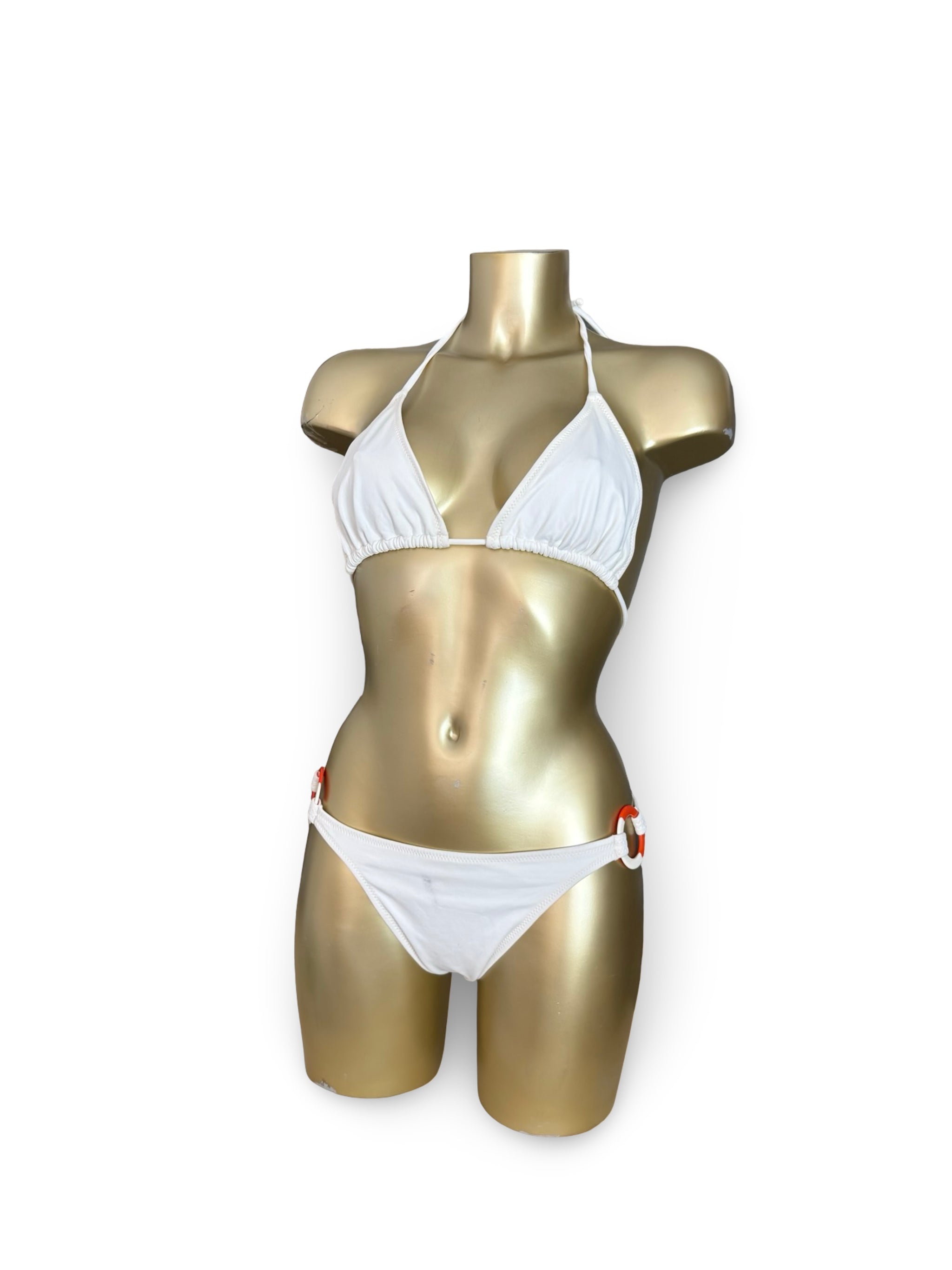 White low rise bikini set (XL)