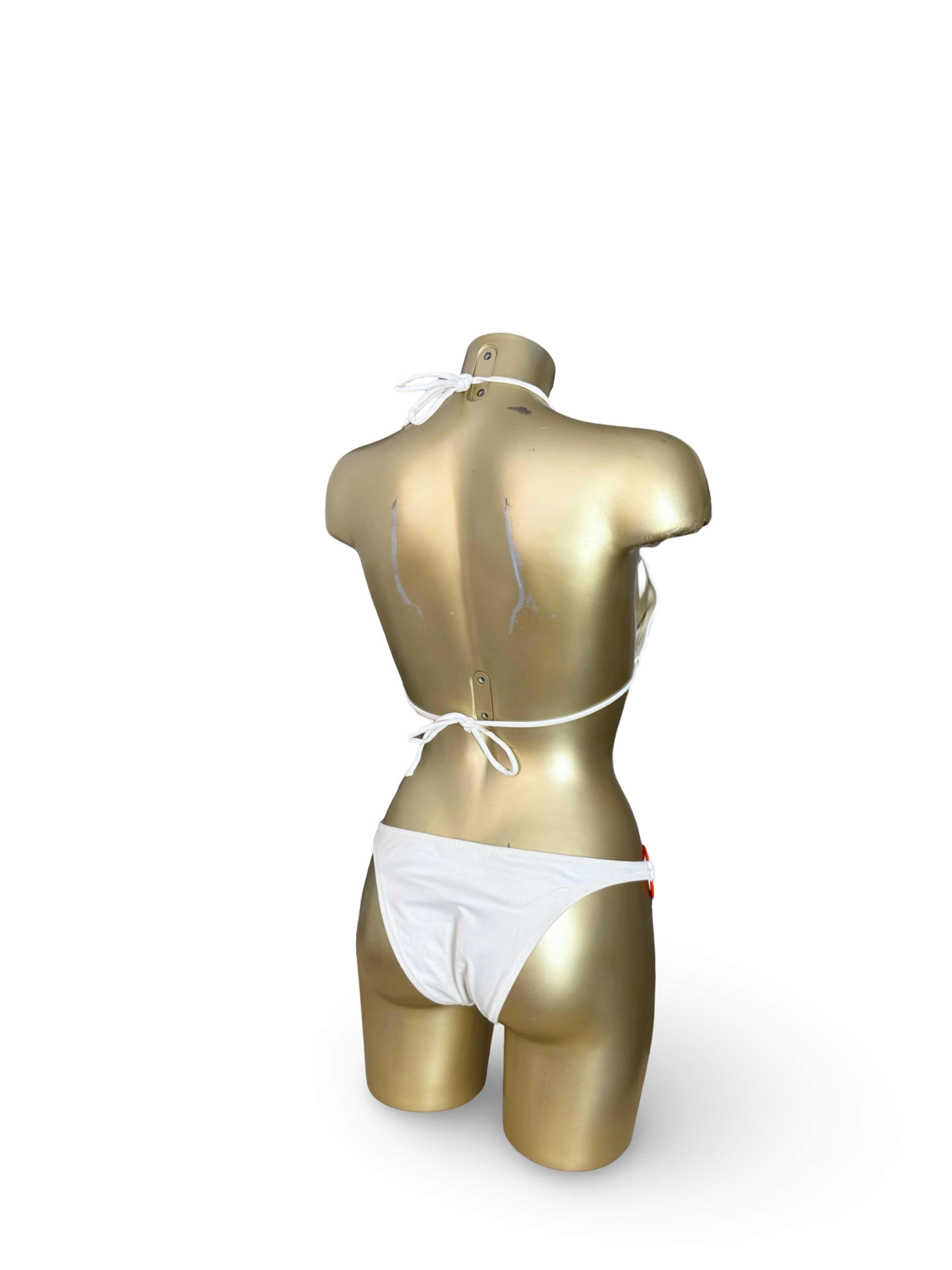 White low rise bikini set (XL)