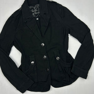 Black blazer office jacket (S)