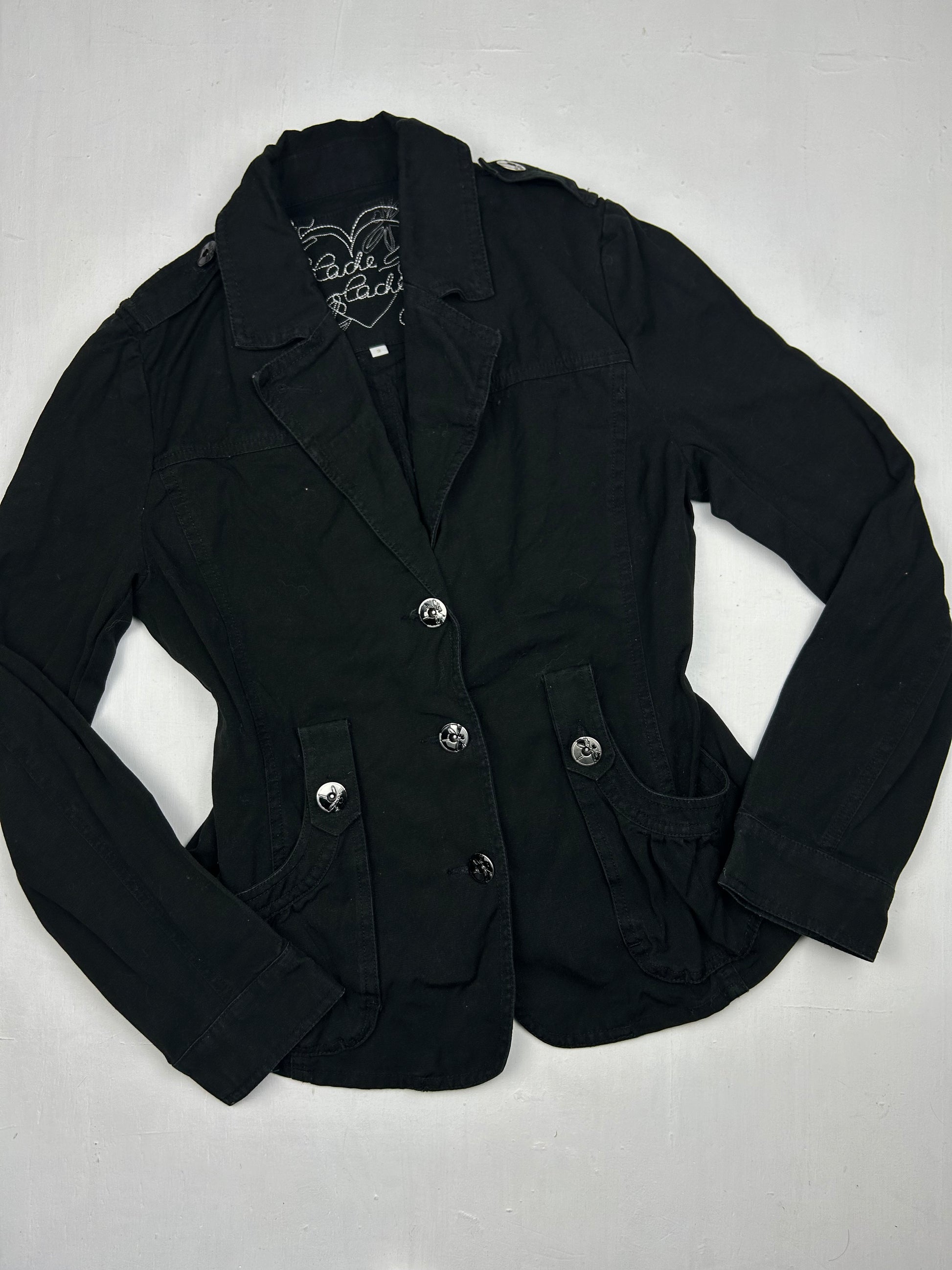 Black blazer office jacket (S)