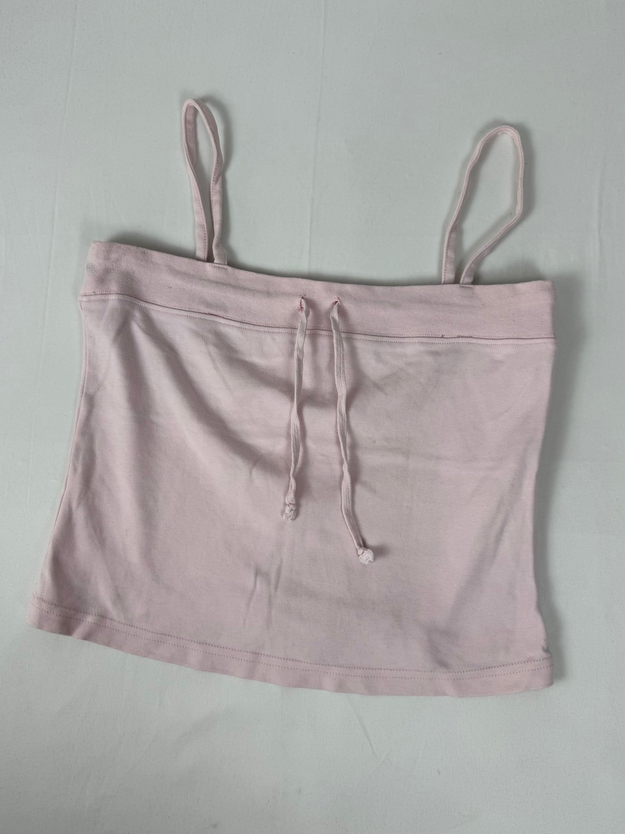 Baby pink cotton cami top (XL)