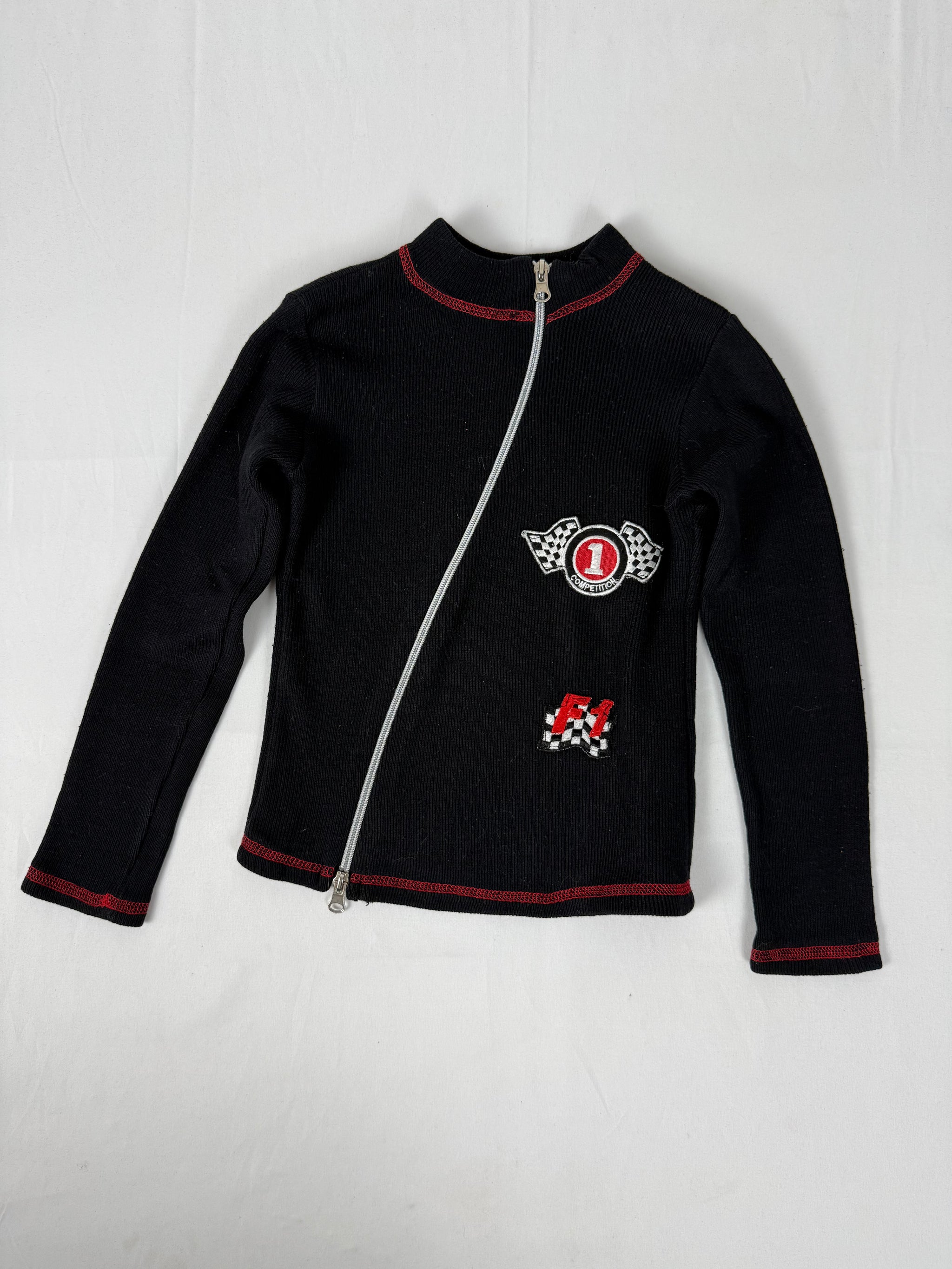 Black zip up jumper (XS)