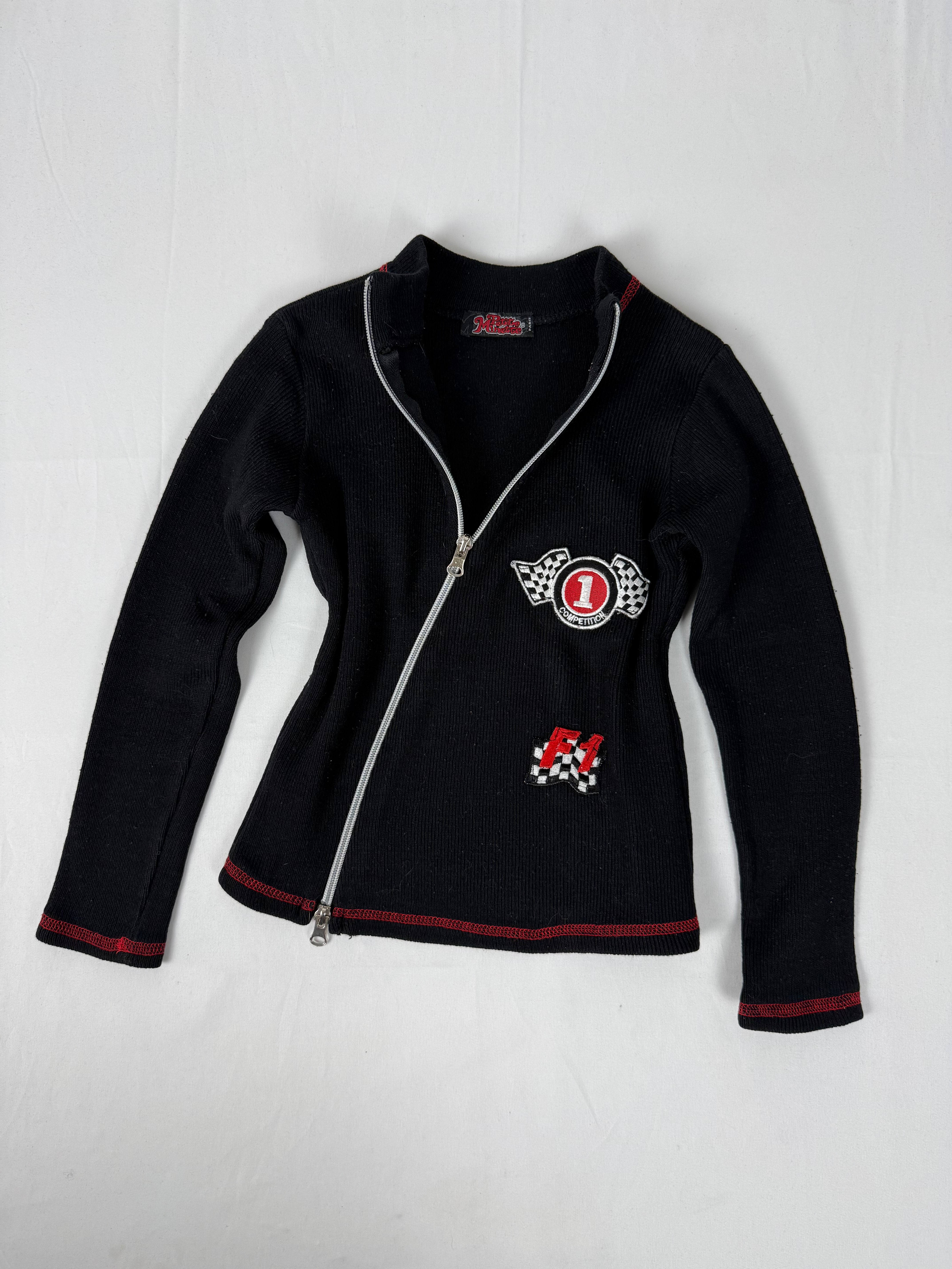 Black zip up jumper (XS)