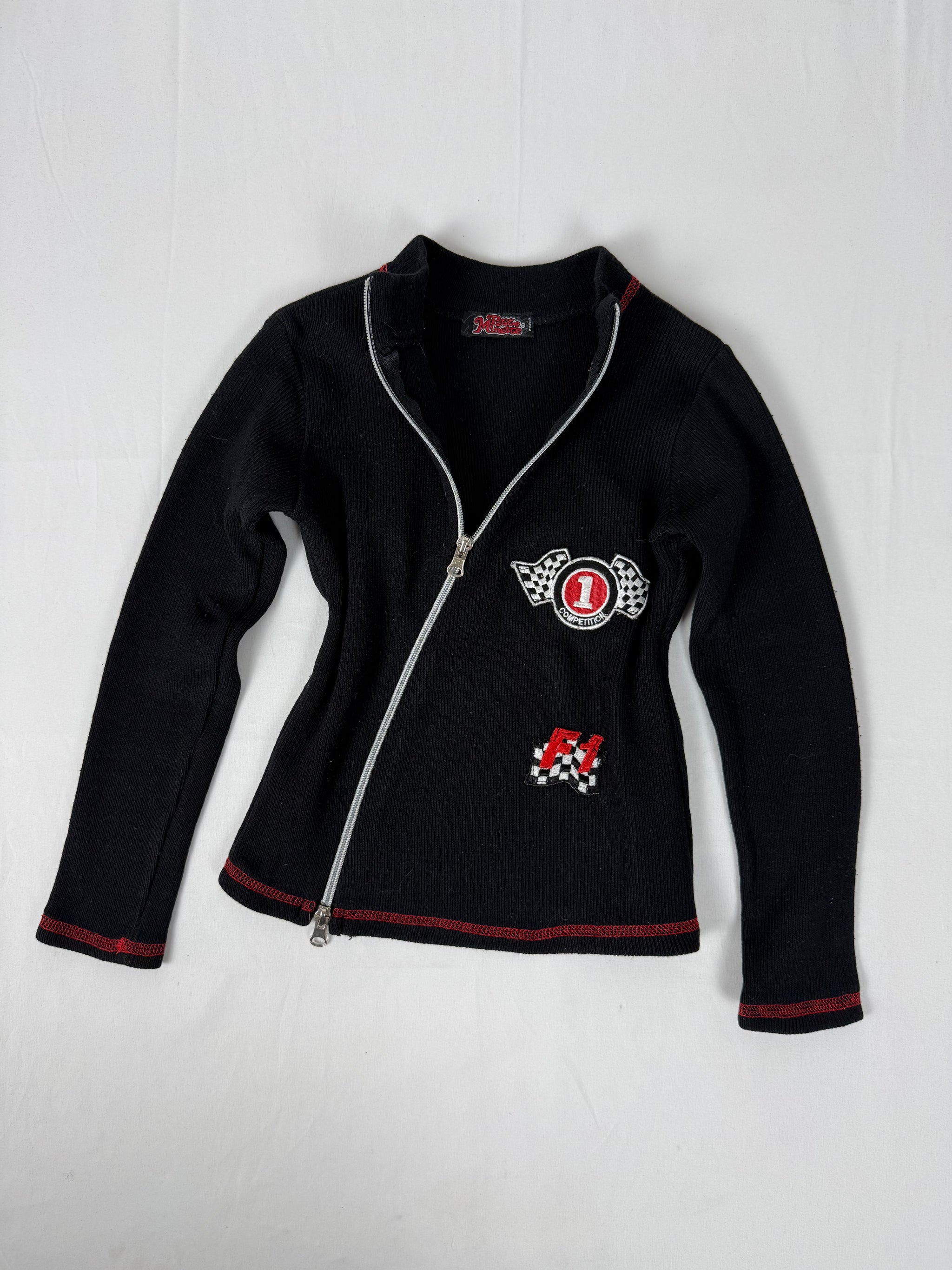 Black zip up jumper (XS)