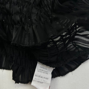 Black bardot long sleeves top (S/M)