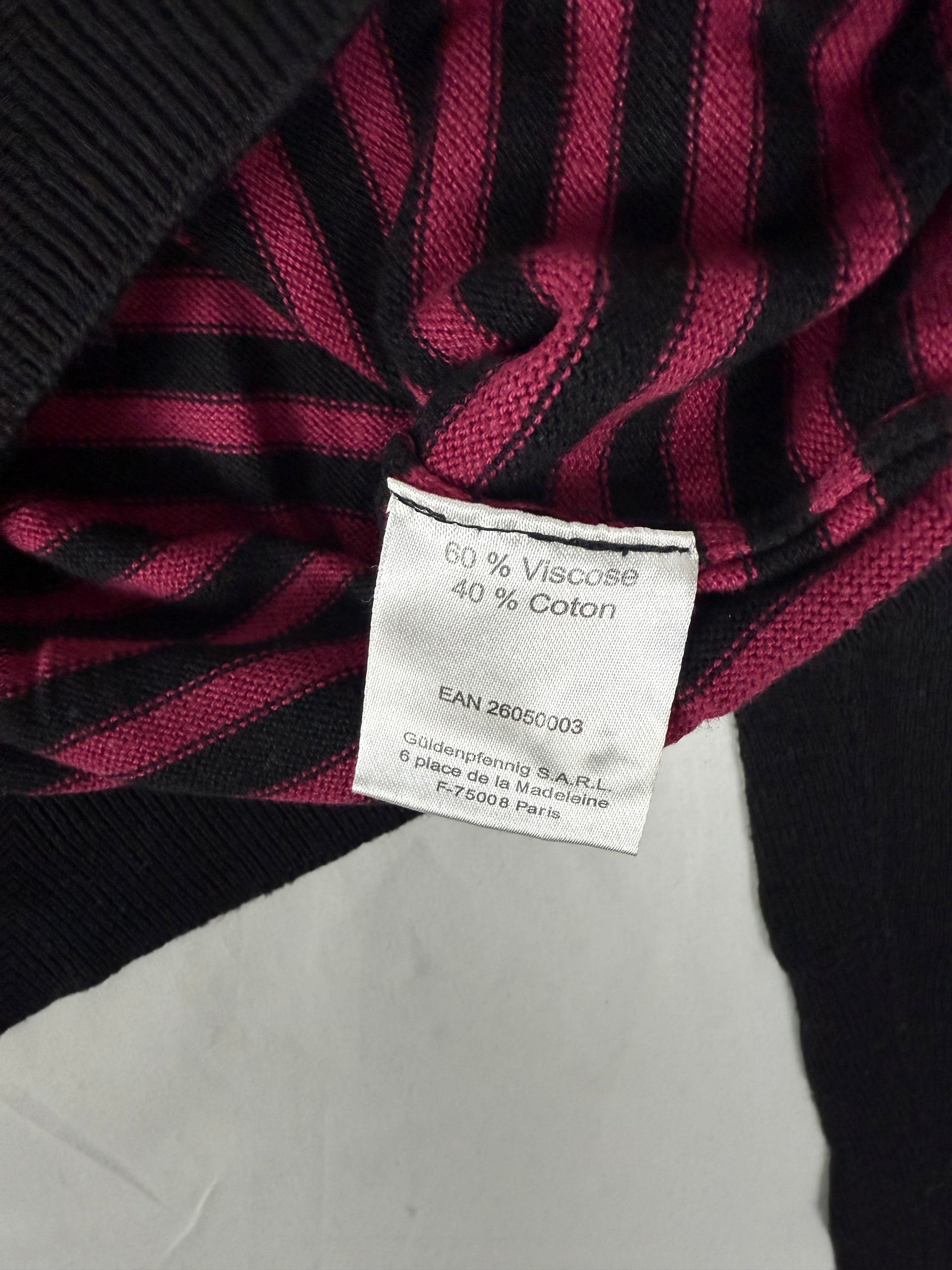 Black striped cardigan jumper (XL)