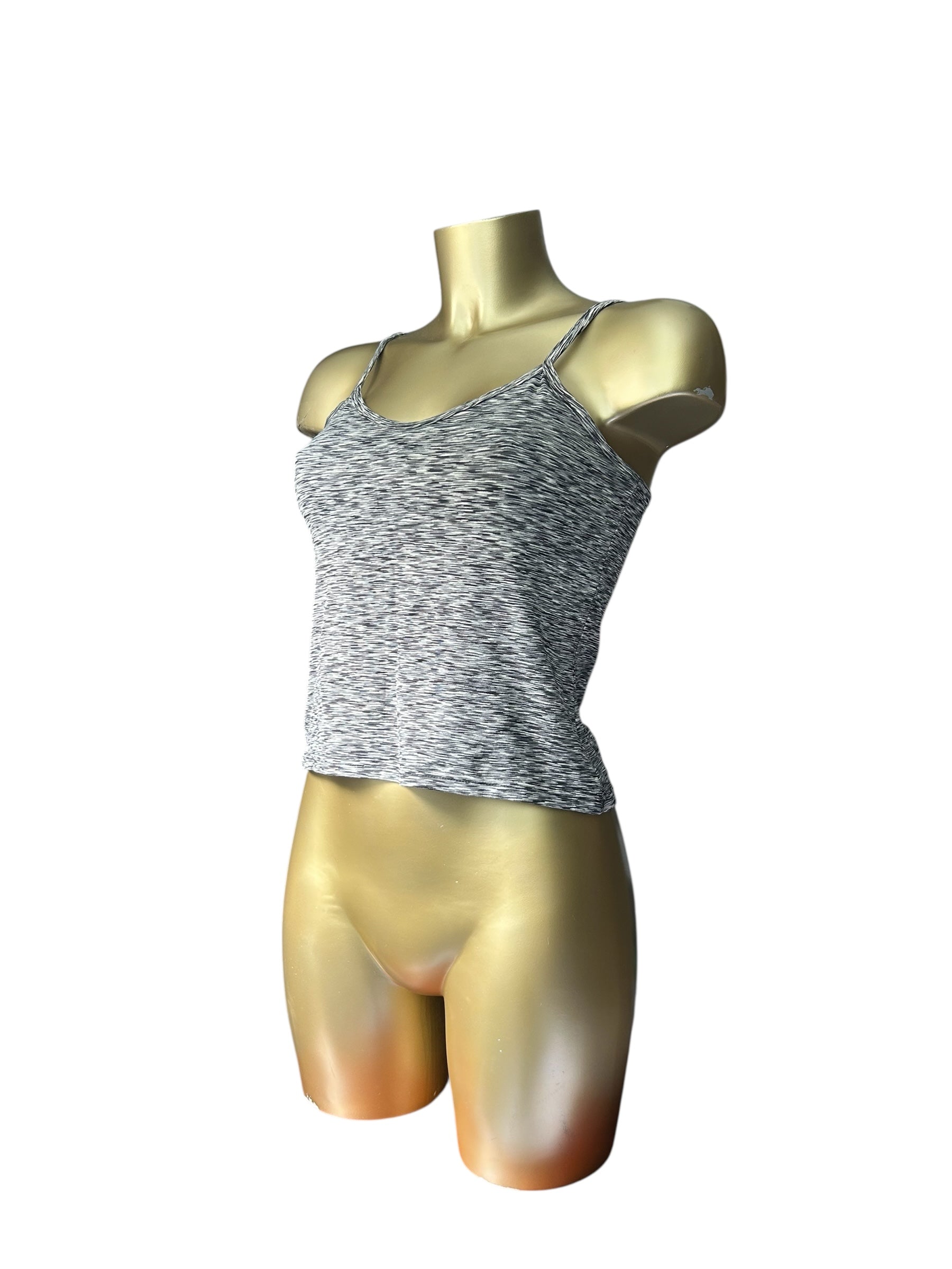 Grey tight fit cami top (S/M)