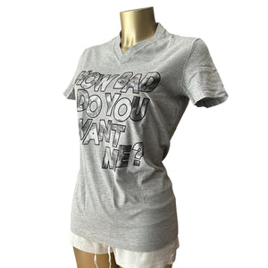 Grey graphic tee (M/L)