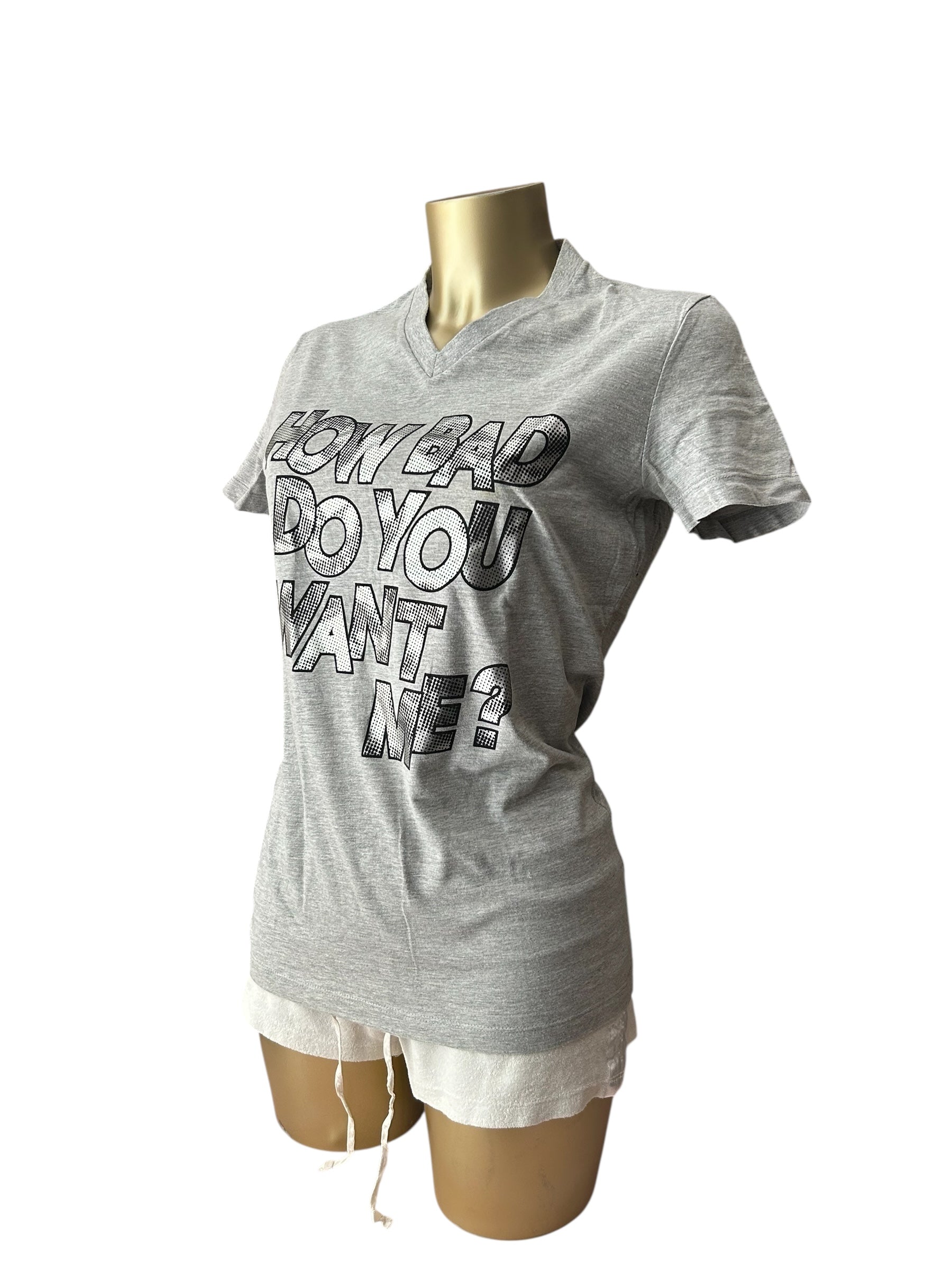 Grey graphic tee (M/L)