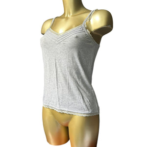 Grey cotton cami top (M/L)