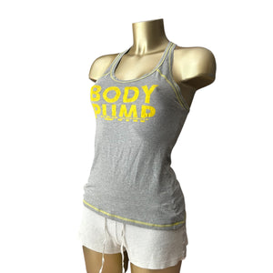 Grey logo cotton tank top (M/L)