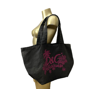 Grey logo maxi shoulder bag (52x29cm)