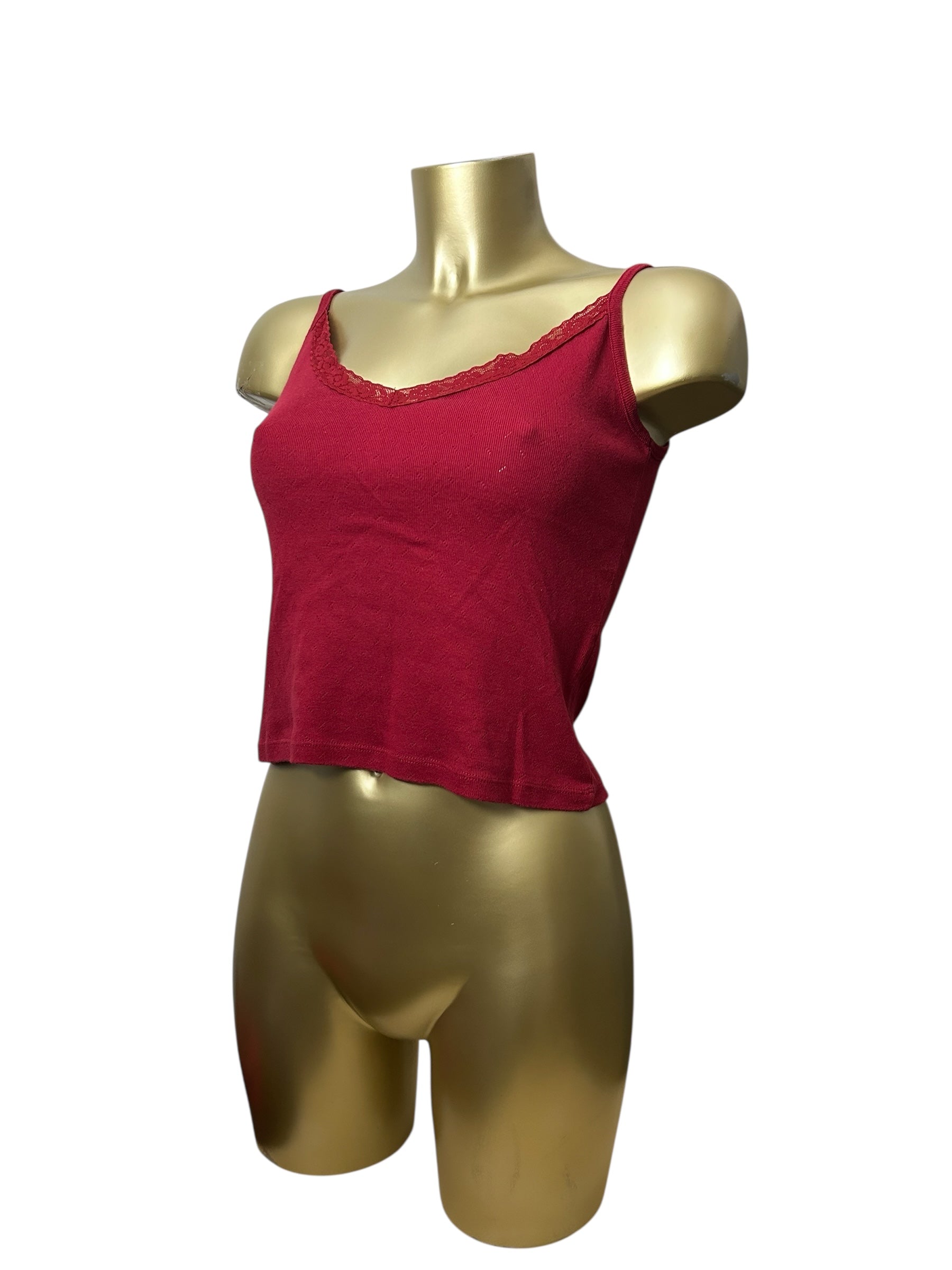 Red cami top (S)