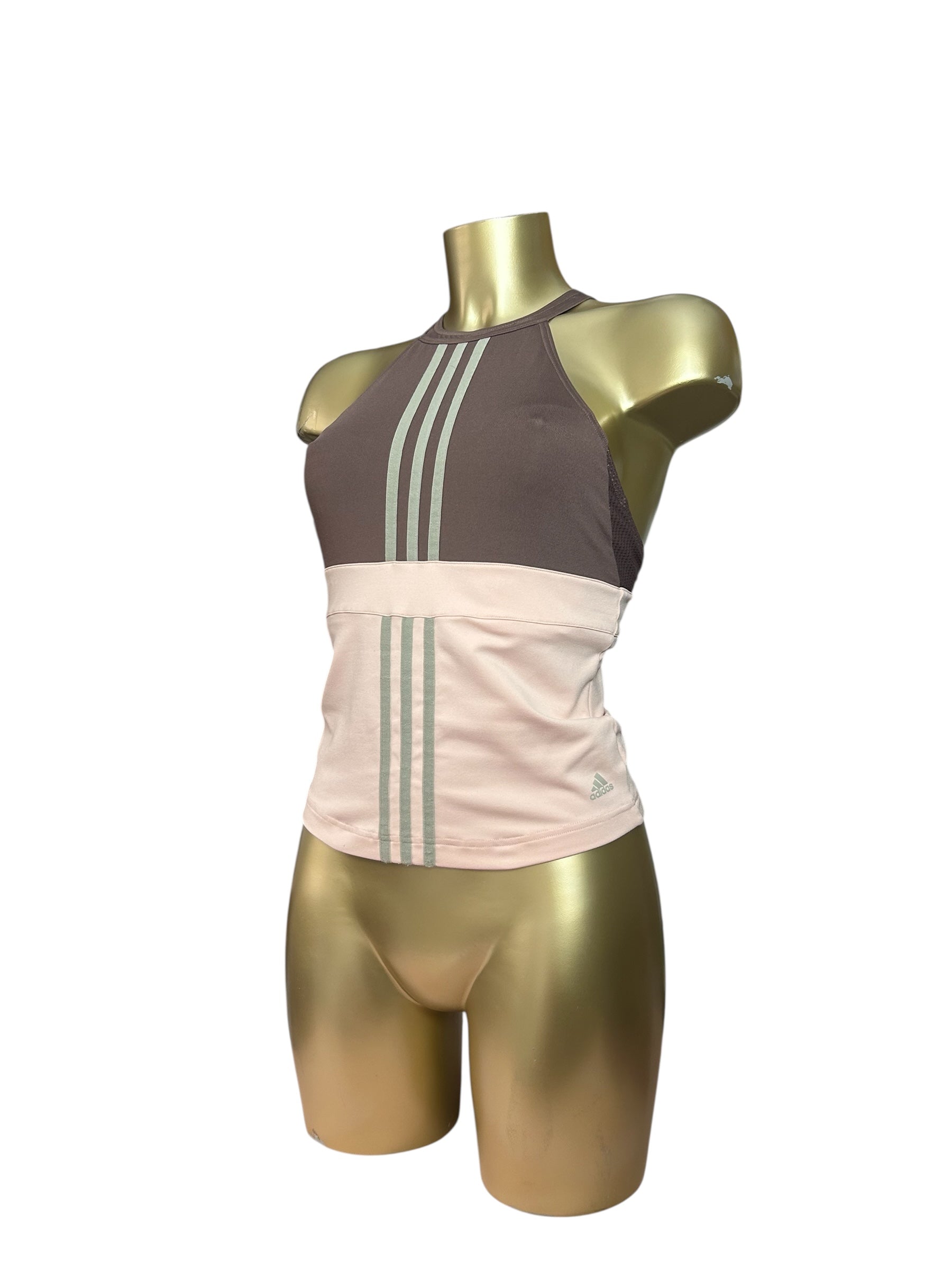 Baby pink top with inside bra (S)