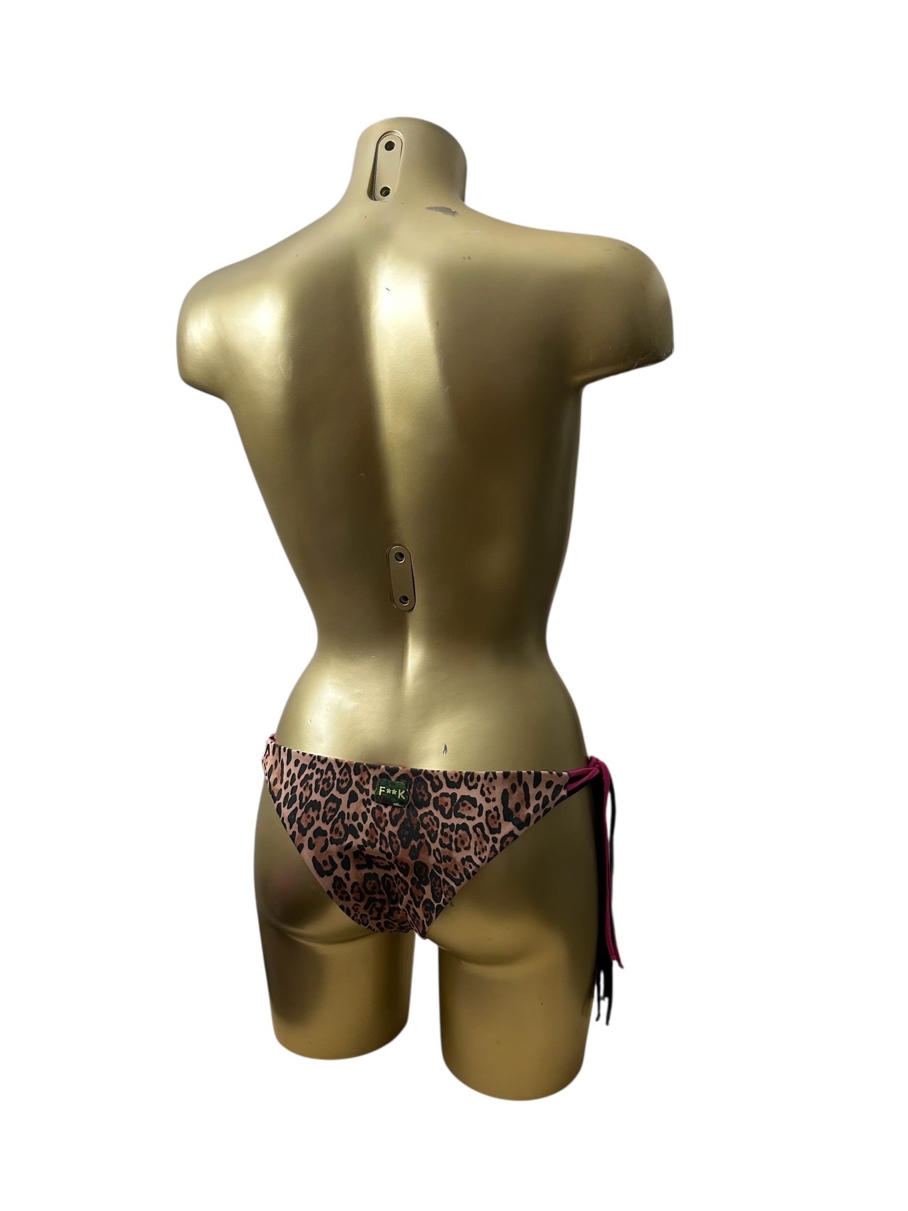 Pink panther low rise bikini bottom (L)