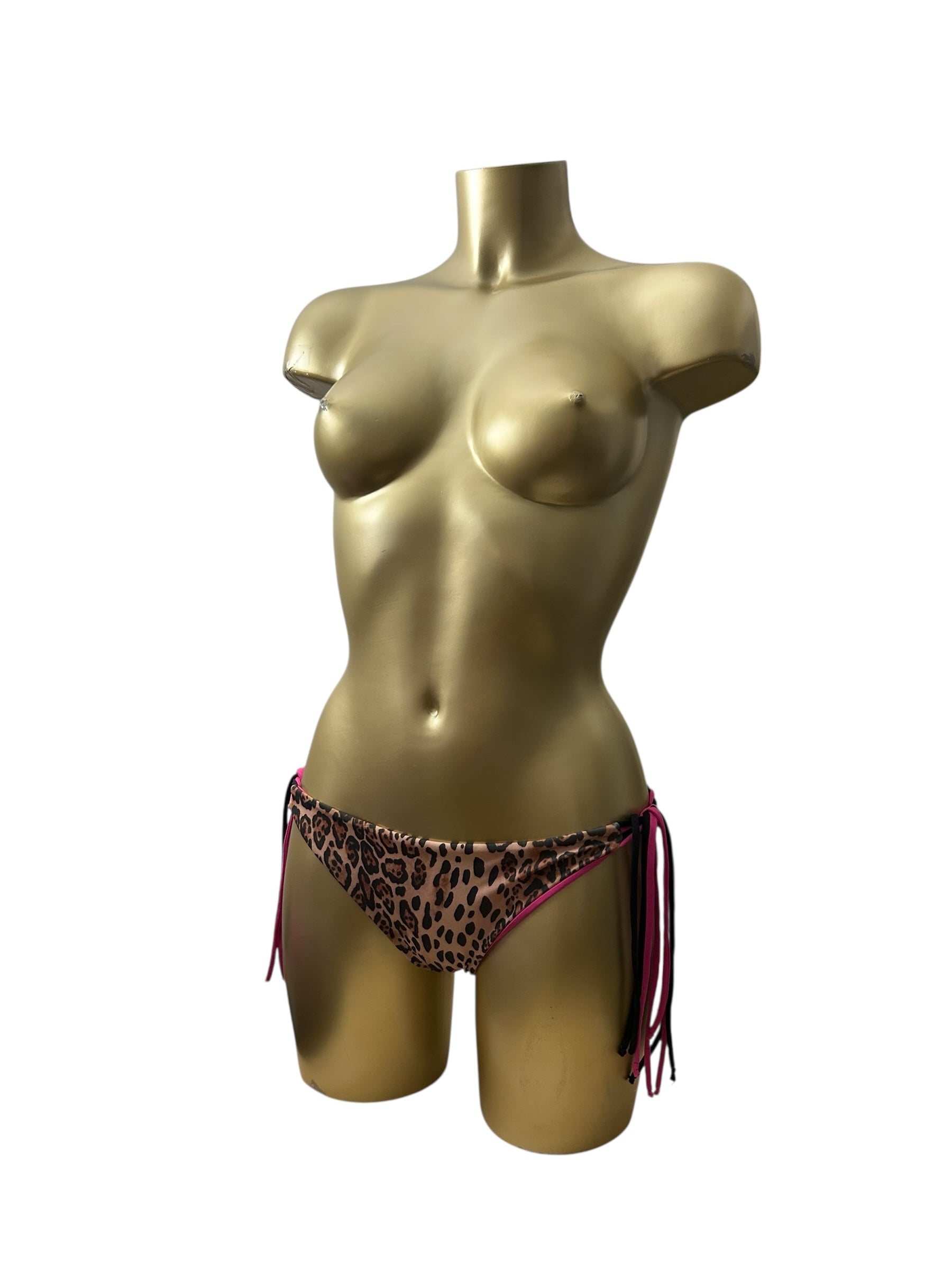 Pink panther low rise bikini bottom (L)