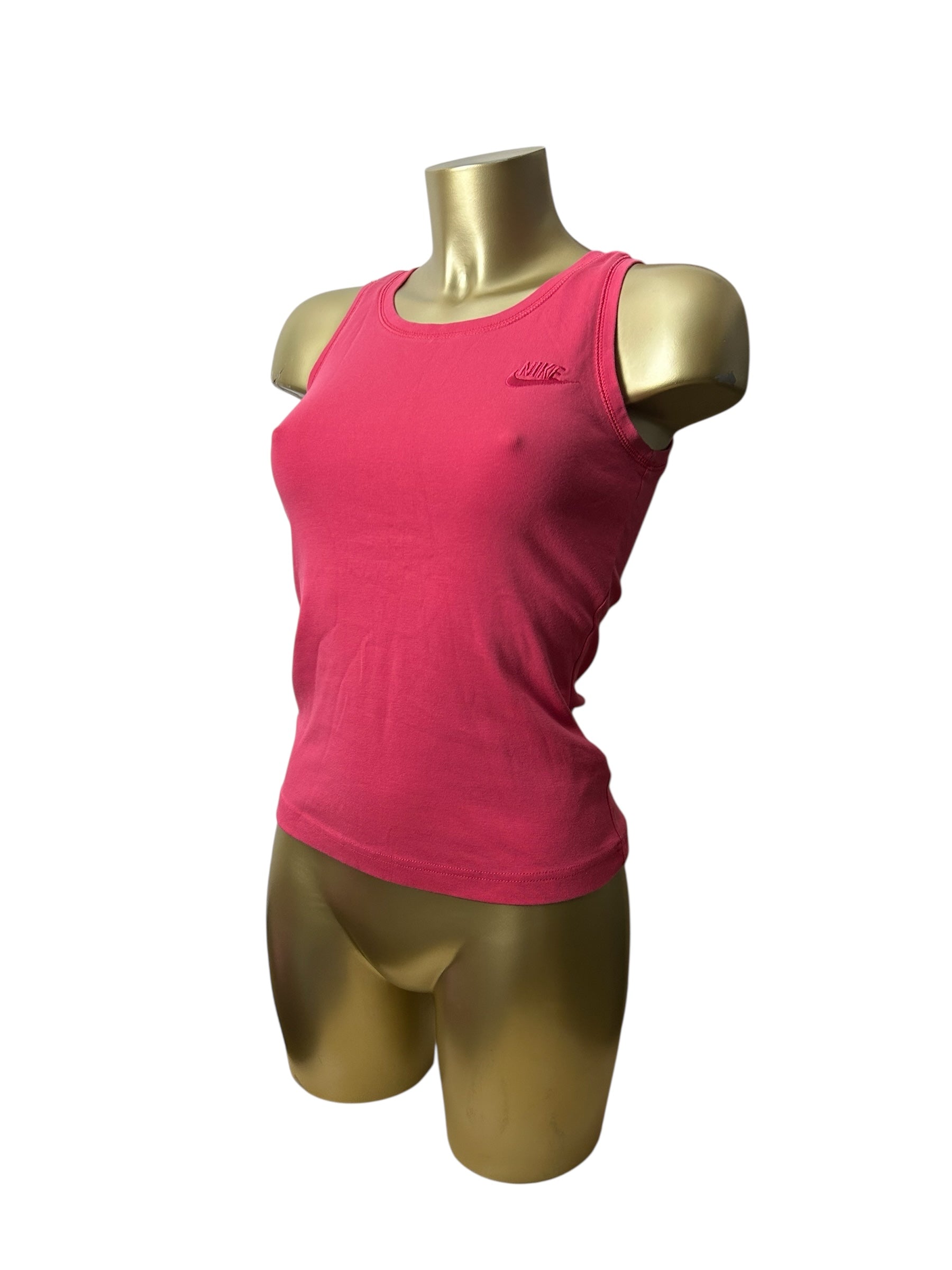 Pink swoosh logo top (S)