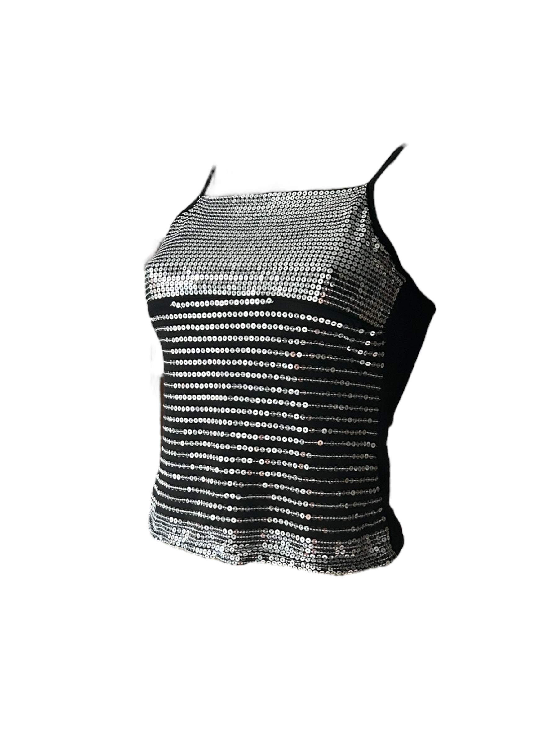 Black sequins cami top (S/M)