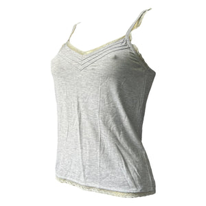 Grey cotton cami top (M/L)