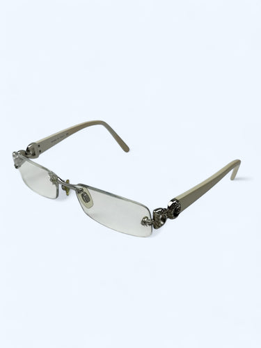 2000s rhinestones office glasses (with prescription)