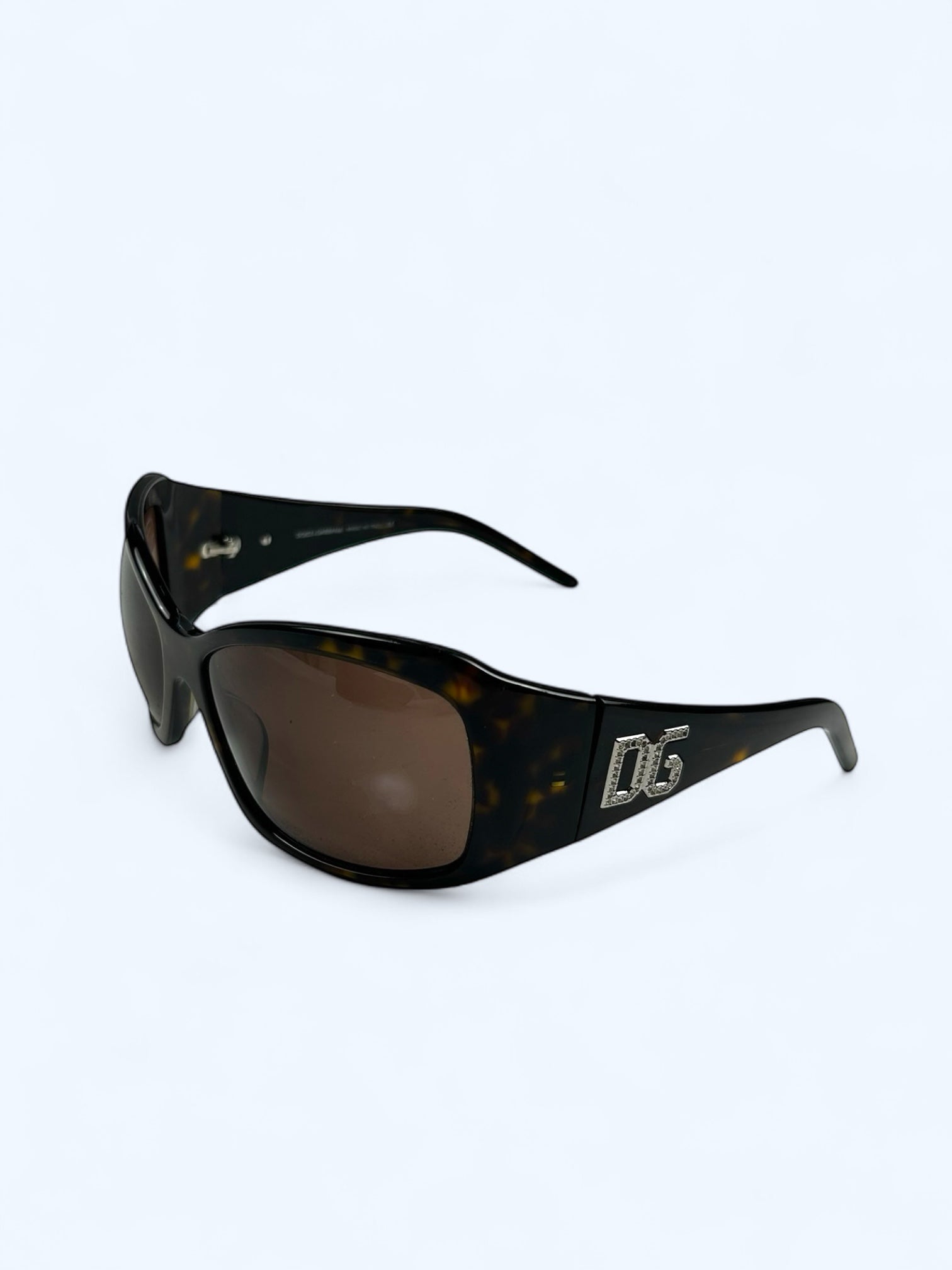 2000s strass logo sunglasses