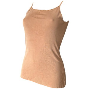 Beige knitted cami top (S)