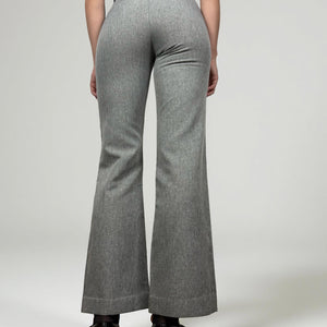 Grey office flare bootcut pants (S)