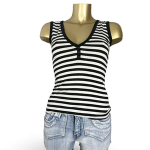 Black & white striped top (S/M)