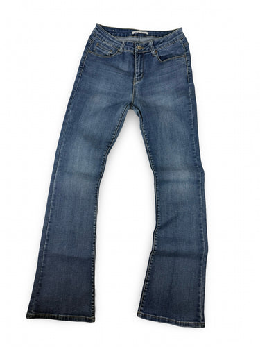 Blue denim  low waist flare / bootcut pants (S)