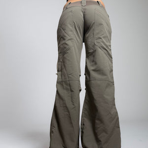 Khaki low rise joggers pants (S/M)