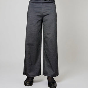 Grey low rise baggy pants with belt (S/M)