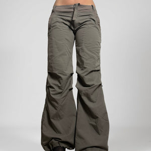 Khaki low rise joggers pants (S/M)