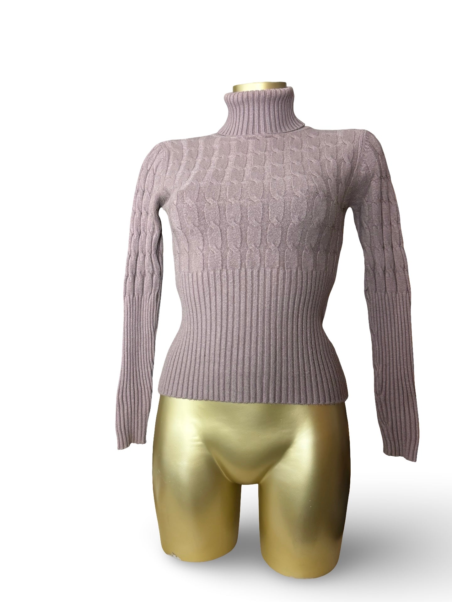 Cashmere & wool turtleneck jumper (S)